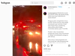 Pakai Lampu Tembak, Toyota Fortuner Bikin Silau Pengendara di Belakangnya