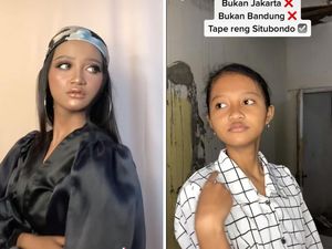 Viral Transformasi Makeup Gadis Situbondo Jadi Bak Model Internasional