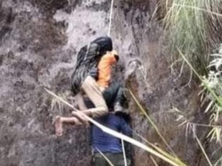 Saat Wisatawan Bromo yang Sempat Hilang Ditemukan Lemas di Tebing Curam