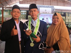 Perjuangan Yasin Khatam Hafalan Al-Quran hingga Digendong Bapaknya