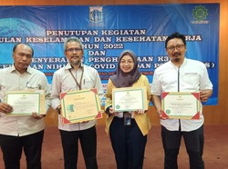 Brantas Abipraya Raih 4 Penghargaan K3 dari Kemnaker