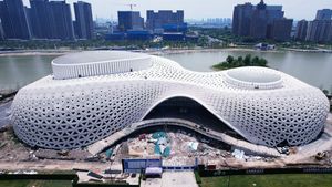 Gedung Teater Ini Selesai Dibangun, Desainnya Futuristik Abis