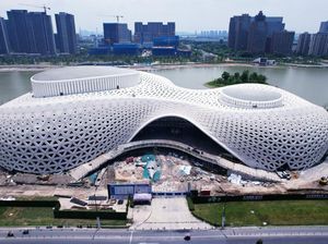 Gedung Teater Ini Selesai Dibangun, Desainnya Futuristik Abis