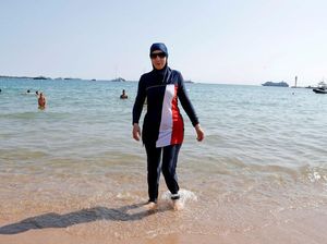 Sempat Diizinkan, Burkini Kembali Dilarang di Prancis Sempat Diizinkan, Burkini Kembali Dilarang di Prancis