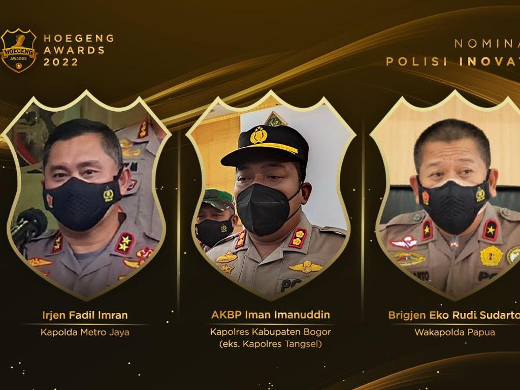 Profil 3 Kandidat Hoegeng Awards 2022 Kategori Polisi Inovatif