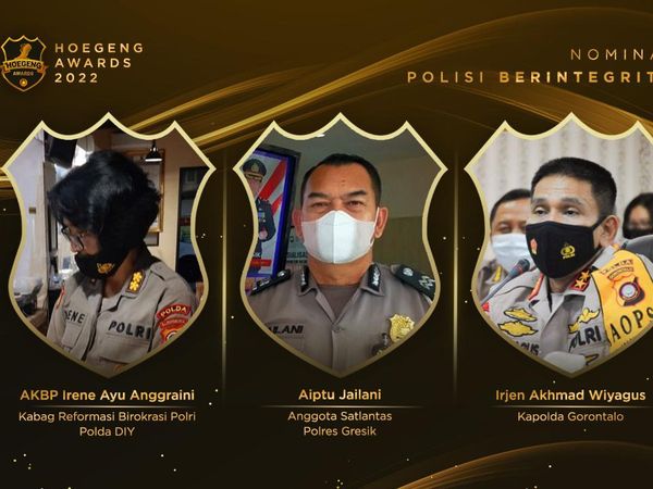 Potret 3 Kandidat Polisi Berintregritas Hoegeng Awards 2022