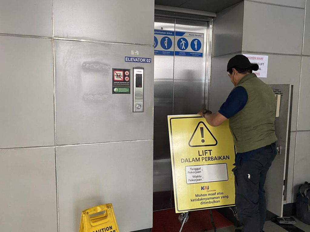KCI yakin Perbaikan Eskalator dan Lift di Stasiun Cakung Selesai Juli