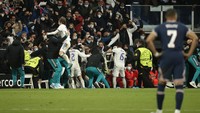 Di babak 16 besar, PSG pernah takluk dari Real Madrid dua kali, lalu dari Barcelona, Manchester United, Manchester City, dan Bayern Munich (Getty Images)