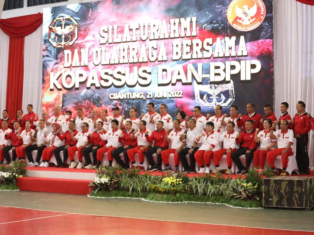BPIP dan Kopassus Gelar Silaturahmi dan Olahraga Bersama
