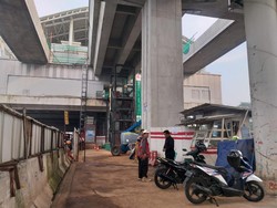 Mengintip Proyek Stasiun LRT Cawang, Sudah Mau Kelar?