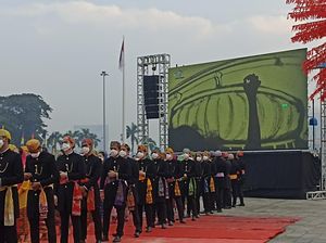 Anies Pimpin Upacara HUT Jakarta Ke-495, Begini Suasananya