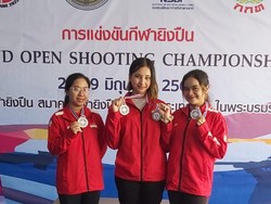 Atlet RI Sudah Raih 2 Medali dalam Kejuaraan Menembak di Thailand