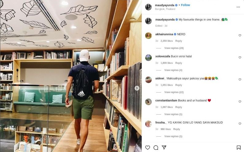 Unggahan Maudy Ayunda