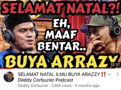 Momen Buya Arrazy saat Diundang Podcast Deddy Corbuzier