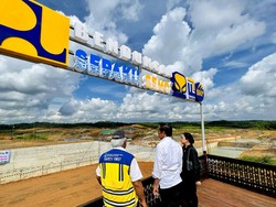 Jokowi Tinjau Proyek Bendungan Sepaku Semoi di Kaltim, Ini Progresnya