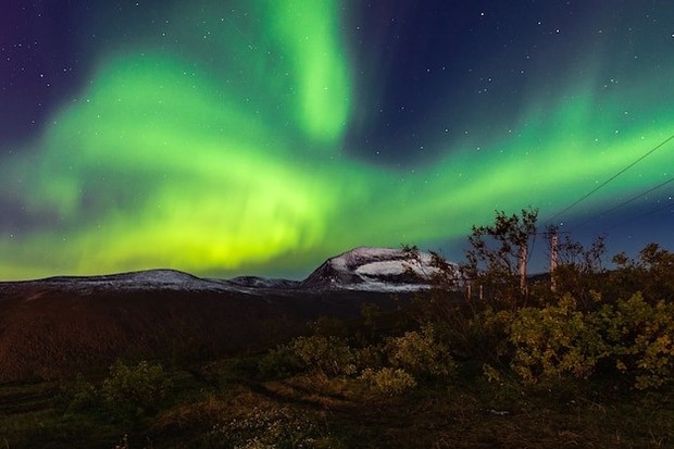 Finland has a very beautiful aurora sky