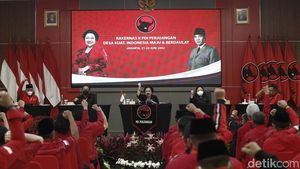 Megawati Resmi Tutup Rakernas PDI Perjuangan