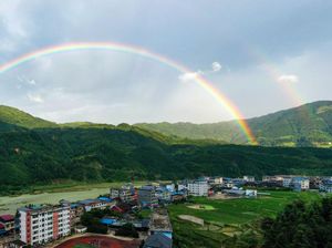 Pelangi Ganda Hiasi Langit China, Indah Banget Pelangi Ganda Hiasi Langit China, Indah Banget