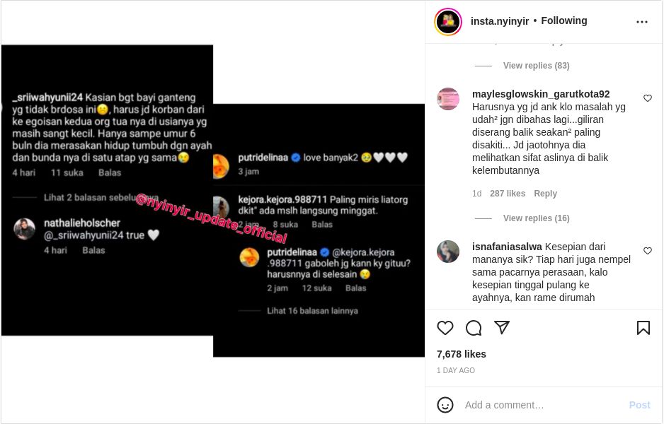 Komentar Nathalie Holscher dan Putri Delina