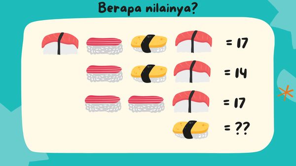 Latih Kecepatan Berpikir, Teka-teki Logika Ini Menguji Otak Kamu