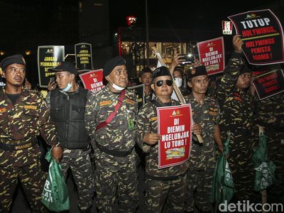 Foto-foto GP Ansor Geruduk Holywings Jakarta