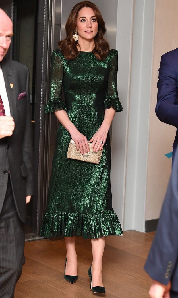 Gaun Falconetti dikenakan Kate Middleton/