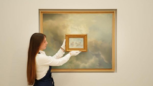Lukisan Bergambar Awan Ini Dilelang Rp 145 M, Minat Beli?