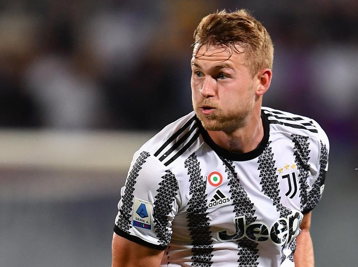 Matthijs de Ligt (Juventus FC) during the italian soccer Serie A match ACF Fiorentina vs Juventus FC on May 21, 2022 at the Artemio Franchi stadium in Florence, Italy (Photo by Lisa Guglielmi/LiveMedia/NurPhoto via Getty Images)