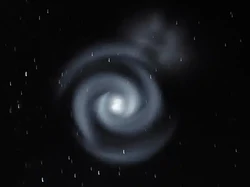 Penampakan Spiral Misterius di Langit Selandia Baru