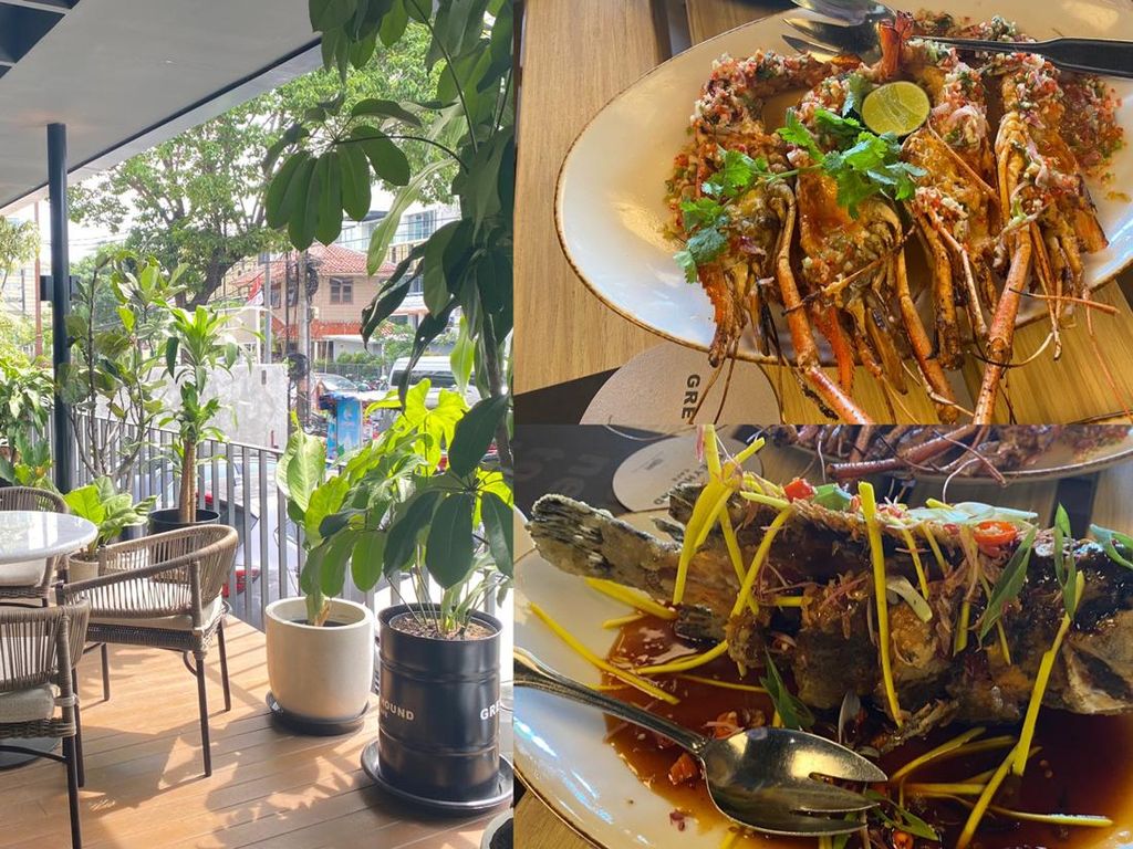Udang Bakar Saus Thailand dan Kerapu Saus Mangga Segar Ada di Resto Ini