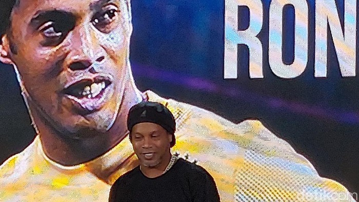 Ronaldinho di Indonesia, Jumat (24/6/2022)