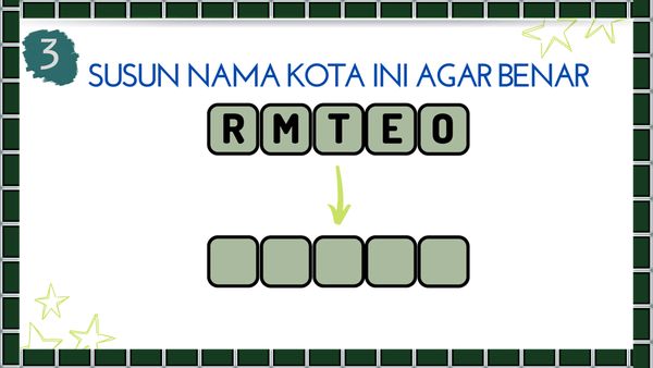 Tebak-tebakan di Akhir Pekan, Bisa Jawab Nama Kota Ini dengan Cepat?