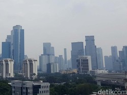 Kualitas Udara Jakarta Terburuk di Dunia Sore Ini