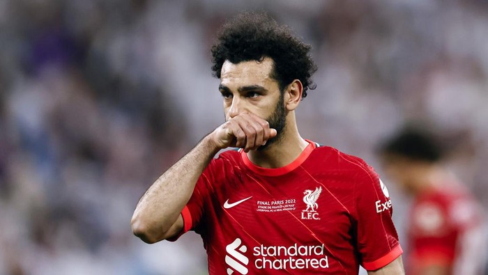 PARIS - Mo Salah of Liverpool FC during the UEFA Champions League final match between Liverpool FC and Real Madrid at Stade de Franc on May 28, 2022 in Paris, France. ANP | DUTCH HEIGHT | MAURICE VAN STONE (Photo by ANP via Getty Images)