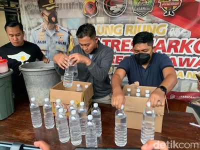 Penampakan Miras Zimbel Perenggut Nyawa 9 Warga Karawang