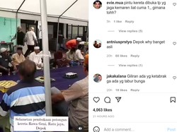 Perlintasan Rawageni Depok Dibuka Lagi, Warga Pasang Tenda Gelar Syukuran