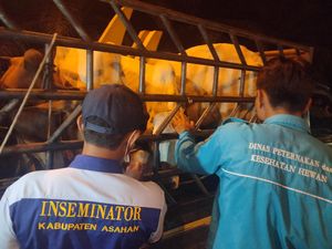 Satgas PMK Asahan Perketat Pengawasan Keluar Masuk Ternak