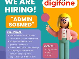 Loker Denpasar, Digifone Buka Lowongan 2 Admin Sosmed Loker Denpasar, Digifone Buka Lowongan 2 Admin Sosmed