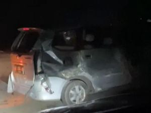Laka Tunggal di Jalan Letjen Ibrahim Adjie, Mobil Ringsek-Sopir Tewas