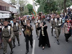 Kirab Budaya Mojo Bangkit Jadi Napak Tilas Kebangkitan Kota Mojokerto