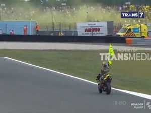 Tim Balapnya Raih Podium 2, Bendera Valentino Rossi Berkibar di Sirkuit Assen