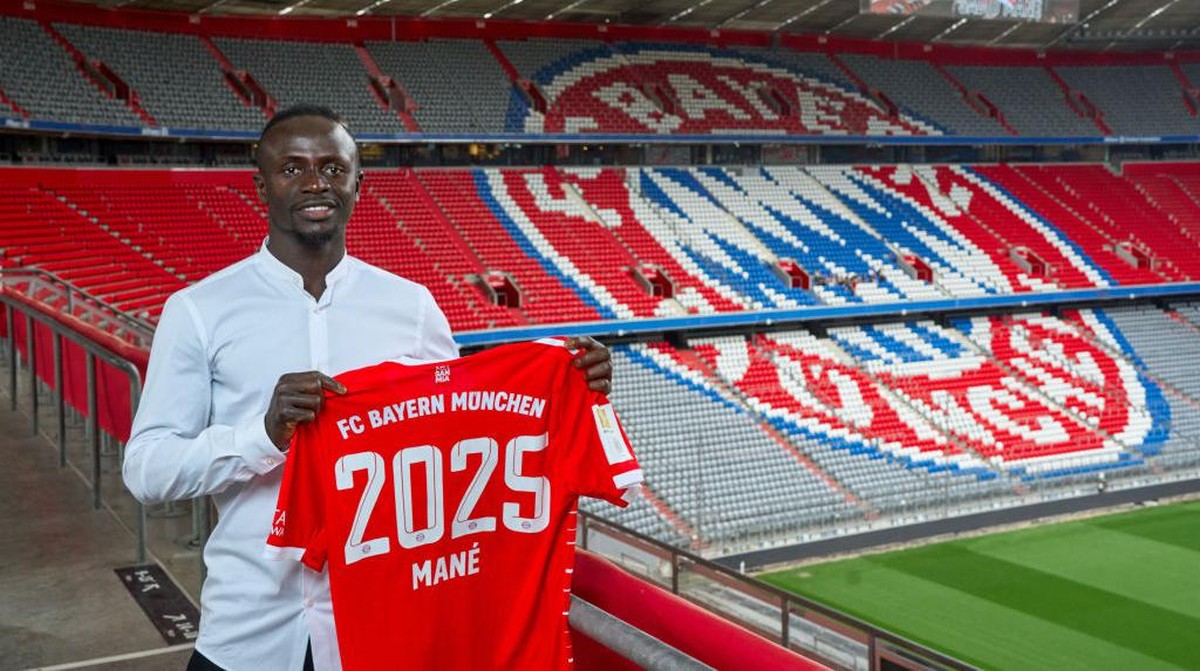 Sadio Mane bantah tinggalkan Liverpool karena masalah gaji. (FC Bayern via Getty Images/S. Mellar)