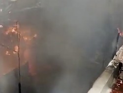 Kebakaran di Permukiman Padat Kemayoran Diduga Akibat Korsleting