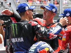 Saat Quartararo Datangi Pit Espargaro Usai Insiden Tabrakan di Assen