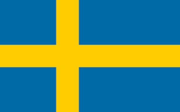 Ilustrasi bendera Swedia