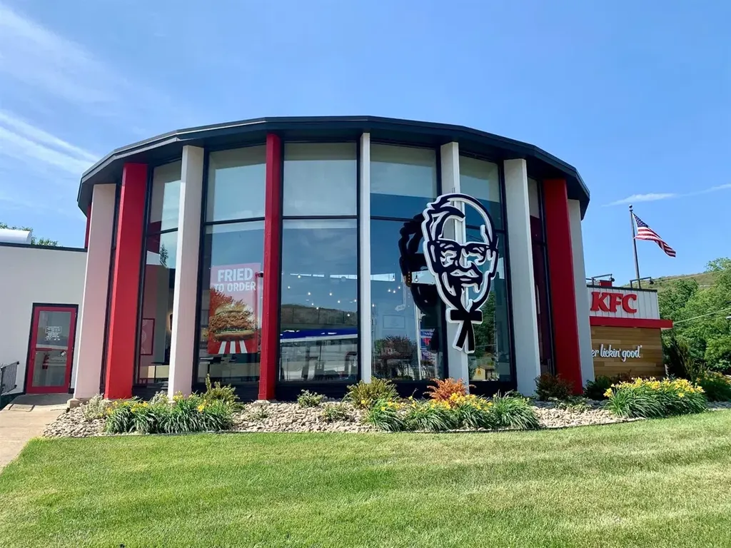 10 Potret Sudut Gerai KFC Terindah yang Berupa Bekas Gedung Bank