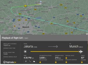 Pantau Penerbangan Jokowi ke Eropa Pakai Flightradar24