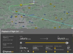 Pantau Penerbangan Jokowi ke Eropa Pakai Flightradar24