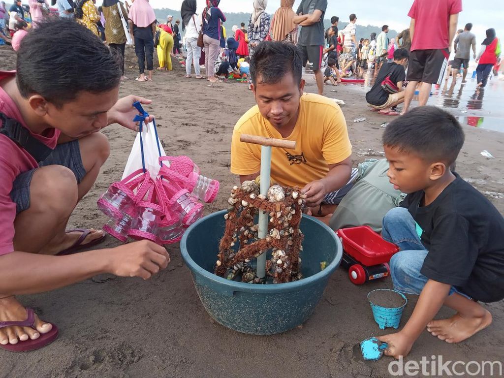 Asa Penjual Umang di Pangandaran, Menyambung Hidup dari Biota Laut