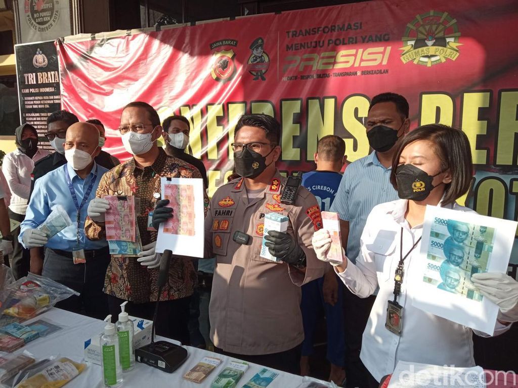Pasutri di Cirebon Ditangkap Gegara Produksi dan Jual Uang Palsu